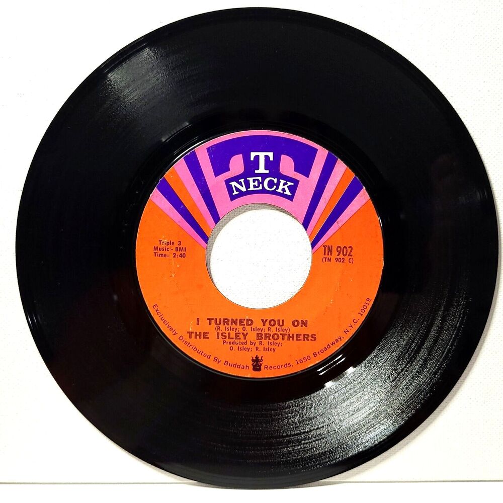 Isley Brothers 45 I Turned You On / I Know Who You Been Socking It To VG+ Soul